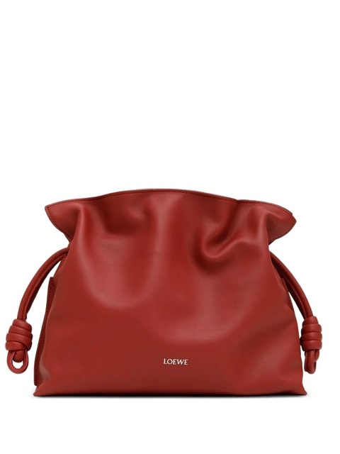 LOEWE knotted drawstring bucket bag - Red - zdjęcie produktu nr 1