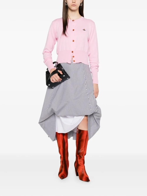 Vivienne Westwood Bea orb-embellished button cardigan - Pink - zdjęcie produktu nr 1