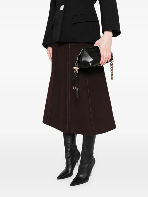 Ferragamo leather clutch bag - Black - zdjęcie produktu nr 1