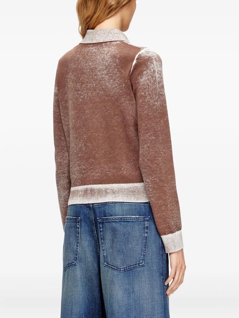 Diesel M-Loren cardigan - Brown - zdjęcie produktu nr 1