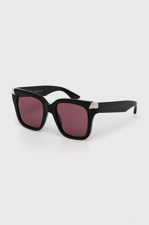 Alexander McQueen okulary przeciwsłoneczne damskie kolor czarny AM0440S - zdjęcie produktu nr 1