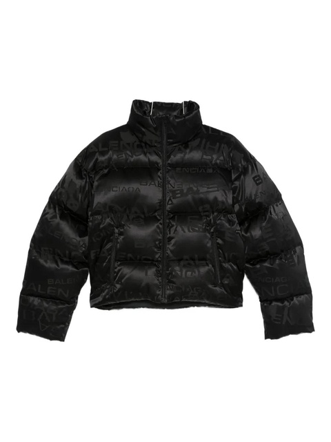 Balenciaga CROPPED PUFFER - Black - zdjęcie produktu nr 1