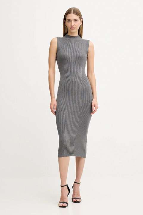 Guess sukienka JULIA kolor szary maxi dopasowana W5BK23 Z3OW2 - zdjęcie produktu nr 1