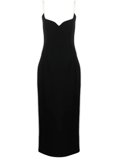 Paris Georgia sweatheart-neck maxi dress - Black - zdjęcie produktu nr 1