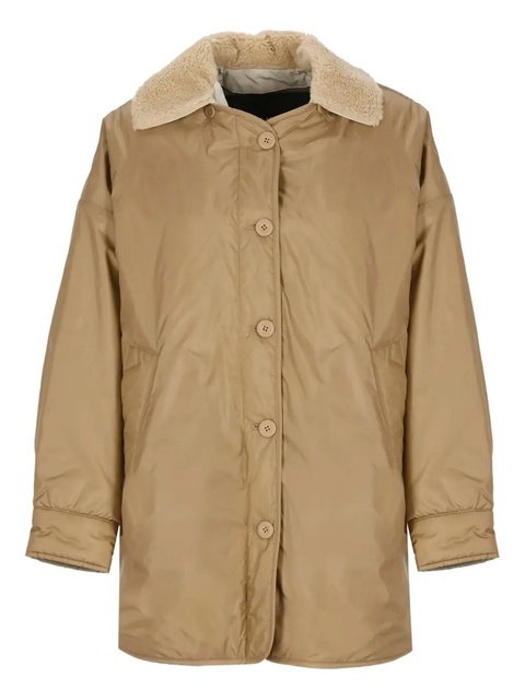 Weekend Max Mara shearling-collar jacket - Brown - zdjęcie produktu nr 2