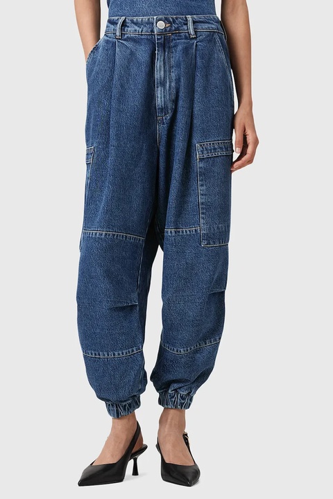 AllSaints jeansy SOL damskie high waist W005TD - zdjęcie produktu nr 1
