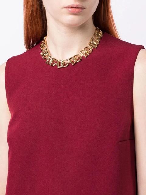 Dolce & Gabbana logo choker necklace - Gold - zdjęcie produktu nr 2