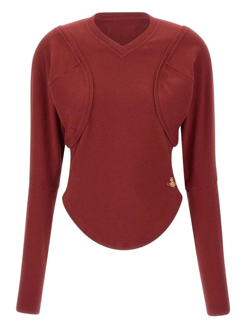 Vivienne Westwood Orb-logo layered top - zdjęcie produktu nr 1