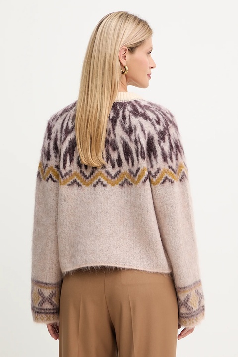 Forte Forte kardigan z dodatkiem wełny damski kolor beżowy 14459.myknit - zdjęcie produktu nr 2