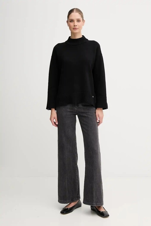 Dkny sweter damski kolor czarny lekki DJ5R0889 - zdjęcie produktu nr 1