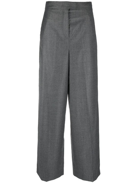 FENDI palazzo wool trousers - Grey - zdjęcie produktu nr 1