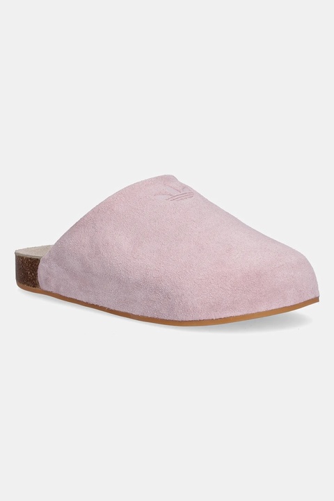 adidas Originals klapki zamszowe Adimule damskie kolor różowy JP8731 - zdjęcie produktu nr 1