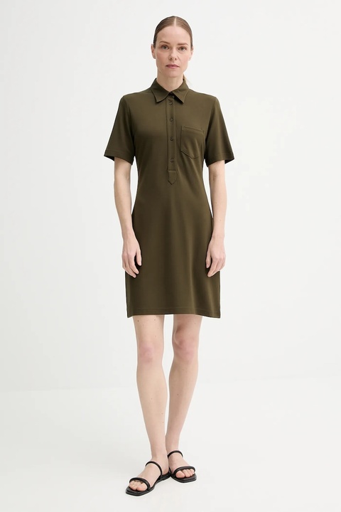 Filippa K sukienka kolor zielony mini prosta 31746.FK - zdjęcie produktu nr 2