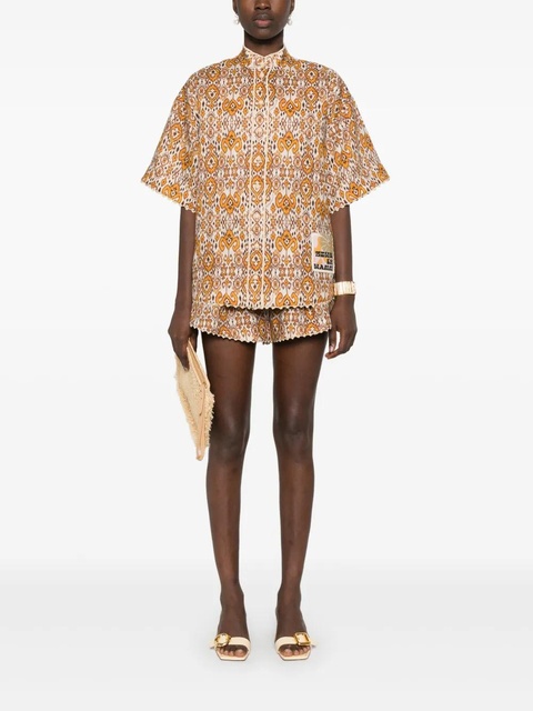 ZIMMERMANN Wylie shirt - Brown - zdjęcie produktu nr 2