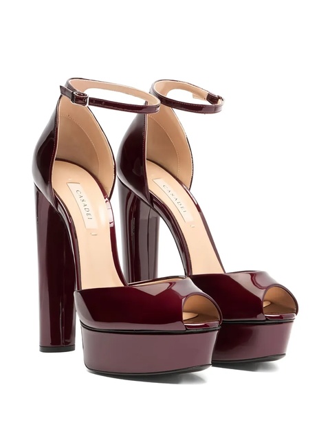 Casadei 140mm Flora platform sandals - Red - zdjęcie produktu nr 1