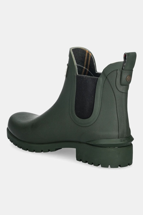 Barbour kalosze Wilton damskie kolor zielony LRF0066OL11 - zdjęcie produktu nr 2