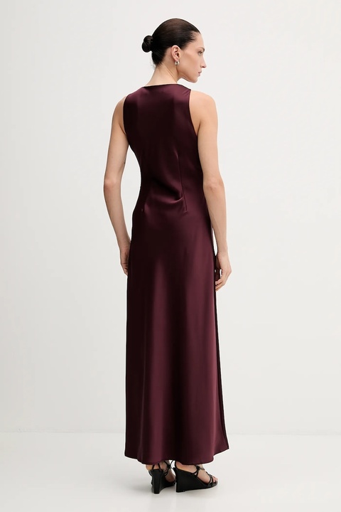 Gestuz sukienka kolor bordowy maxi rozkloszowana 10910802 - zdjęcie produktu nr 2