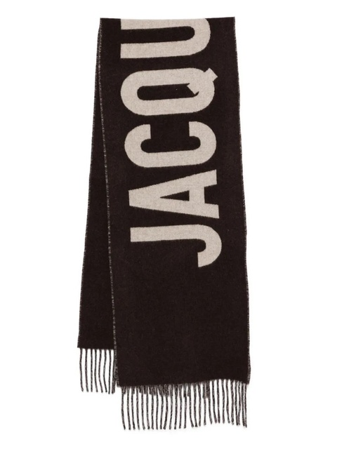 Jacquemus virgin wool scarf - Brown - zdjęcie produktu nr 1