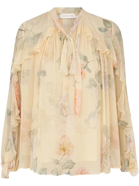 ZIMMERMANN Illuminate blouse - Neutrals - zdjęcie produktu nr 1