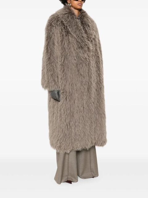 Eleh faux-fur coat - Brown - zdjęcie produktu nr 1