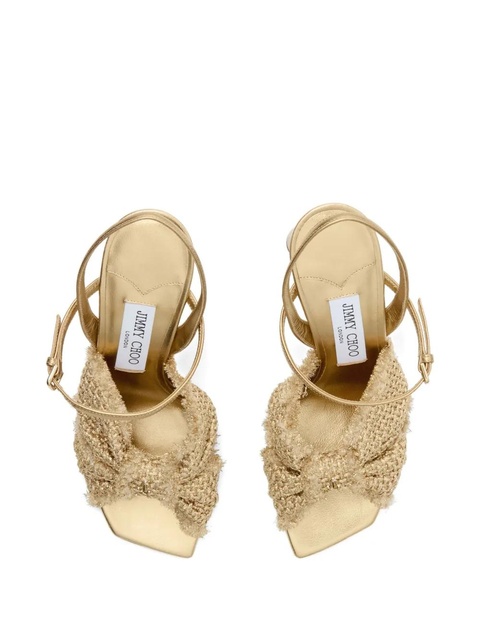 Jimmy Choo 95mm Annika sandals - Gold - zdjęcie produktu nr 1
