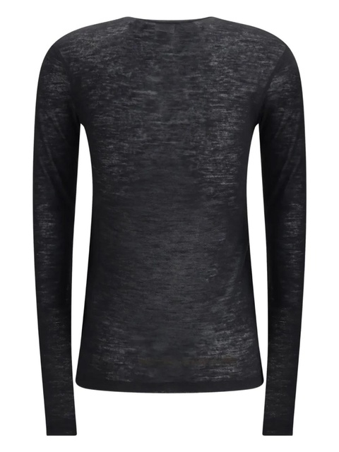 Saint Laurent long-sleeve T-shirt - Black - zdjęcie produktu nr 2