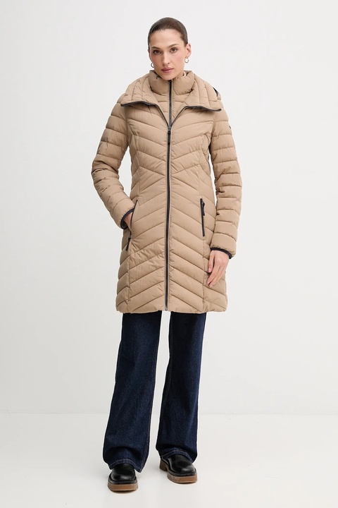 Pepe Jeans kurtka kolor beżowy zimowa PL4024356 - zdjęcie produktu nr 2
