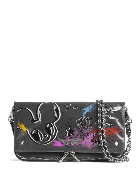 Zadig&Voltaire x Humberto Cruz Rock chain clutch bag - Grey - zdjęcie produktu nr 1