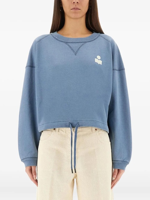 MARANT ÉTOILE drawstring-detail sweatshirt - Blue - zdjęcie produktu nr 1