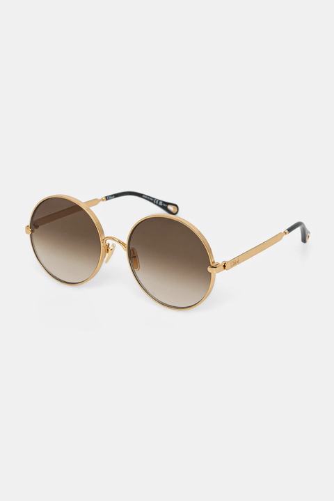 Chloé okulary przeciwsłoneczne damskie kolor złoty CH0321S - zdjęcie produktu nr 2