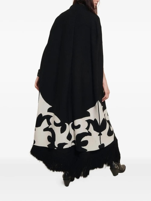 Johanna Ortiz tie-neck cape - Black - zdjęcie produktu nr 2