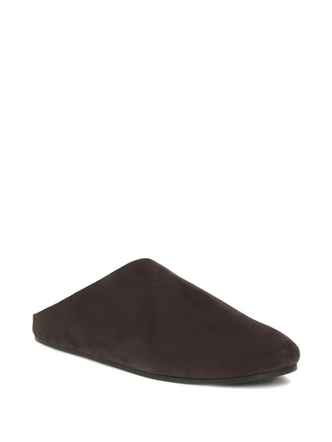 The Row Hudson round-toe mules - Brown - zdjęcie produktu nr 2