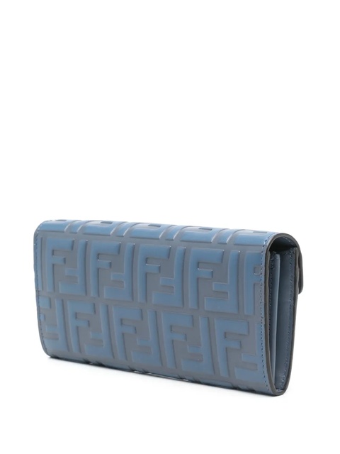 FENDI monogram-pattern clutch bag - Blue - zdjęcie produktu nr 2