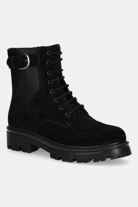 Medicine botki damskie kolor czarny na platformie - zdjęcie produktu nr 1