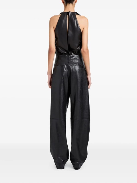Proenza Schouler Iza draped top - Black - zdjęcie produktu nr 2
