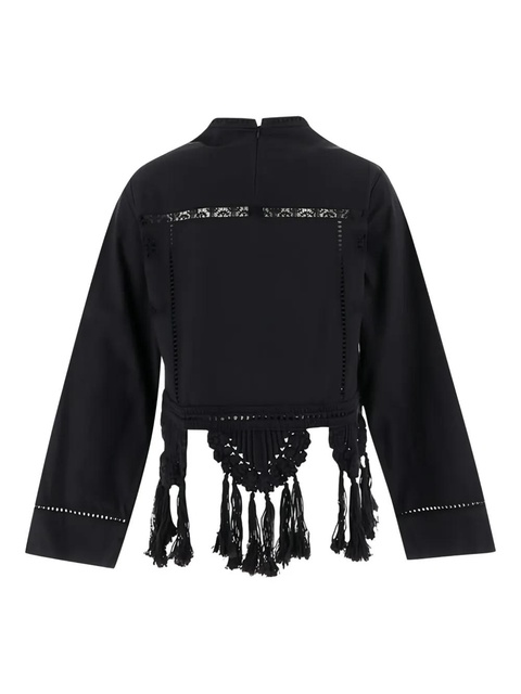 ISABEL MARANT Severine blouse - Black - zdjęcie produktu nr 2