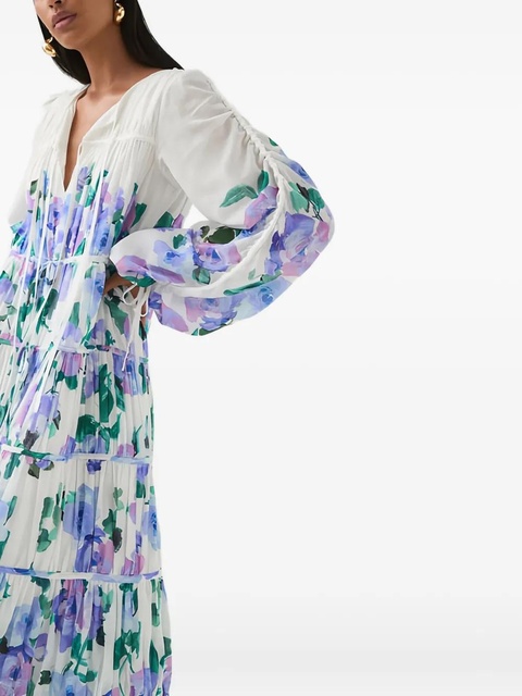 Aje Clover floral tiered maxi dress - White - zdjęcie produktu nr 2