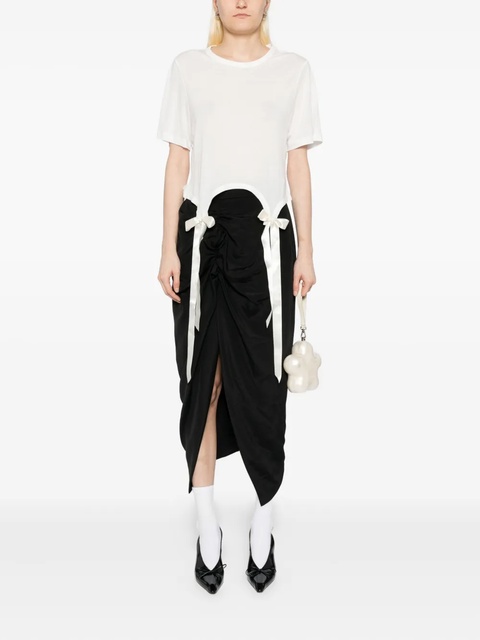 Simone Rocha lyocell T-shirt - White - zdjęcie produktu nr 1