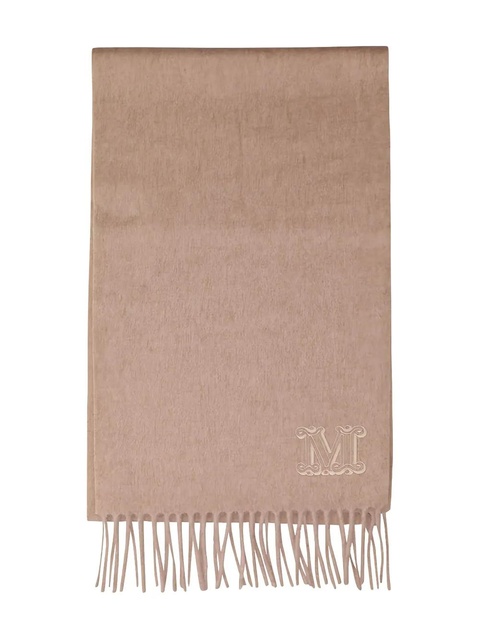 Max Mara embroidered-fringe scarf - Neutrals - zdjęcie produktu nr 1