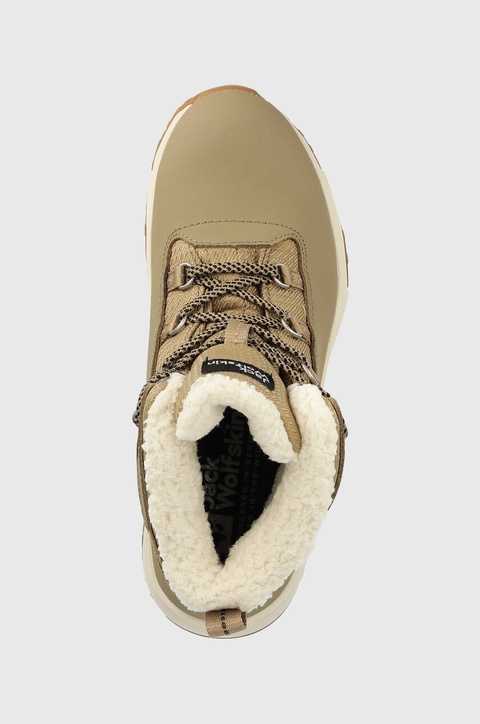 Jack Wolfskin buty Everquest Texapore Mid damskie kolor brązowy ocieplone 4053581 - zdjęcie produktu nr 2