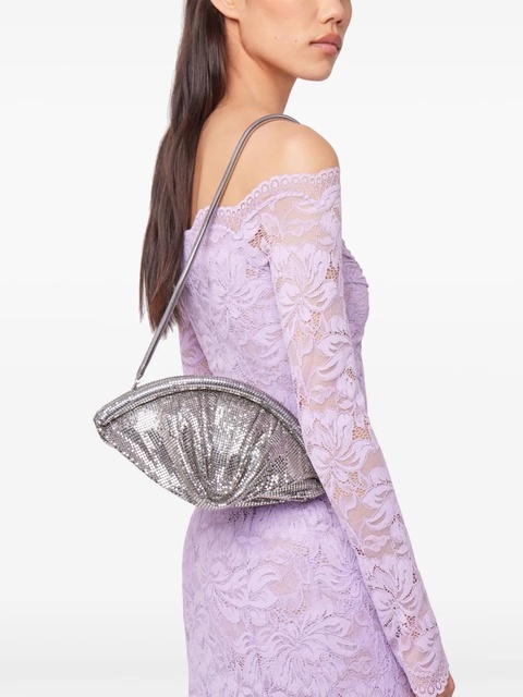 Rabanne mesh clutch bag - Silver - zdjęcie produktu nr 2