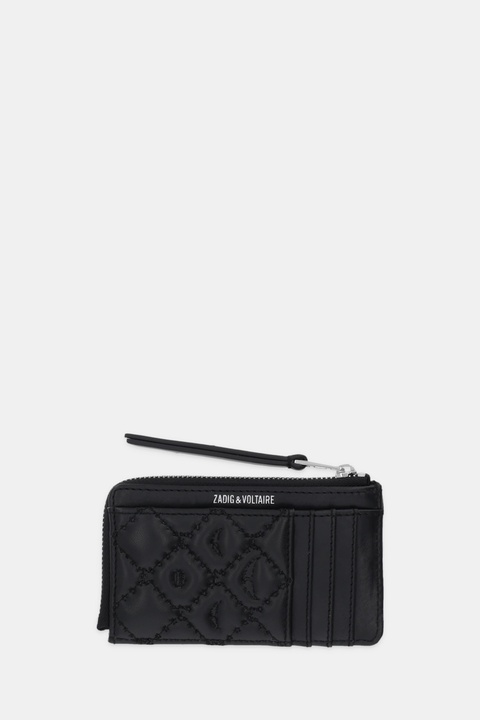 ZADIG&VOLTAIRE etui na karty skórzane kolor czarny LWSG03680 - zdjęcie produktu nr 2