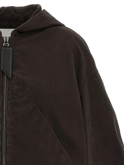 The Attico cotton bomber jacket - Brown - zdjęcie produktu nr 2