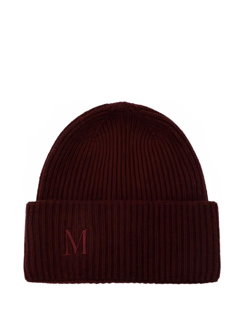 Max Mara logo-embroidered beanie hat - zdjęcie produktu nr 1