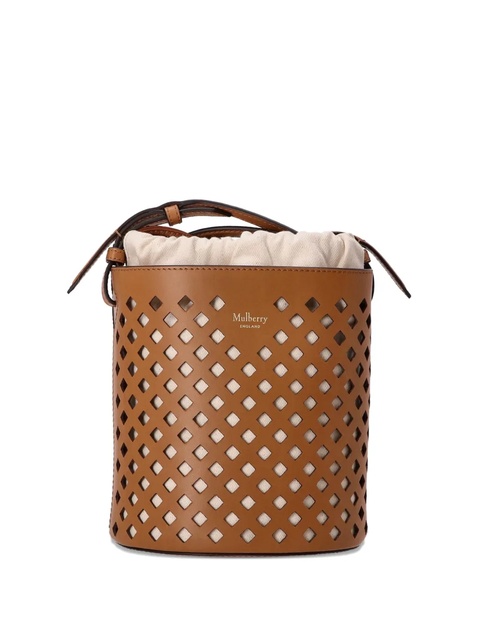 Mulberry Perfurated Bucket leather bag - Brown - zdjęcie produktu nr 1