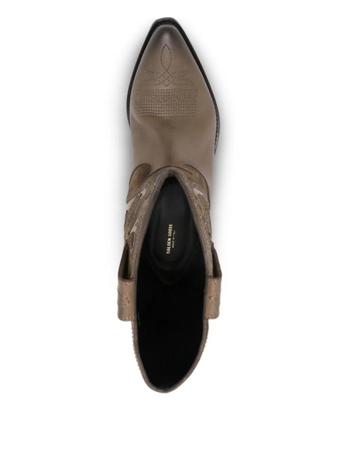 Golden Goose suede-appliqué boots - Brown - zdjęcie produktu nr 1