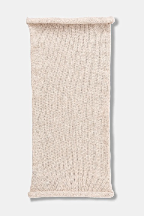 Answear.LAB komin z wełną merino damski kolor beżowy gładki - zdjęcie produktu nr 2