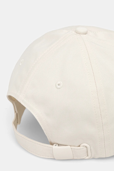 Tommy Jeans czapka z daszkiem bawełniana kolor beżowy z aplikacją AW0AW16991 - zdjęcie produktu nr 2