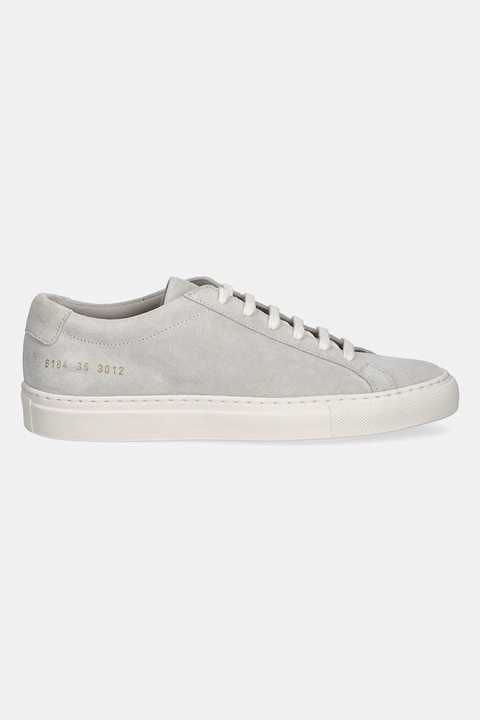 Common Projects sneakersy nubukowe Achilles Contrast damskie kolor szary 6184 - zdjęcie produktu nr 2