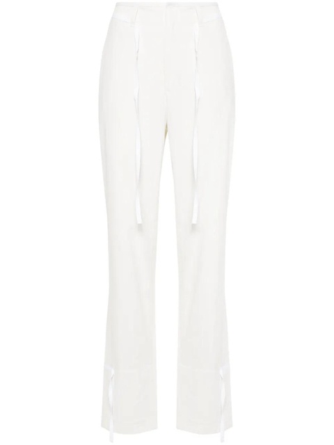 LEMAIRE cotton straight trousers - Neutrals - zdjęcie produktu nr 1